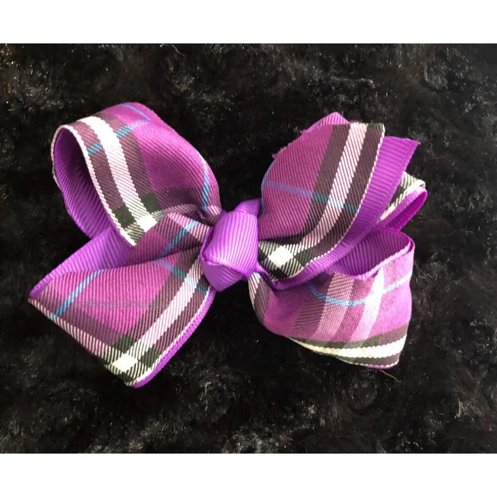 Violet & White Plaid 4
